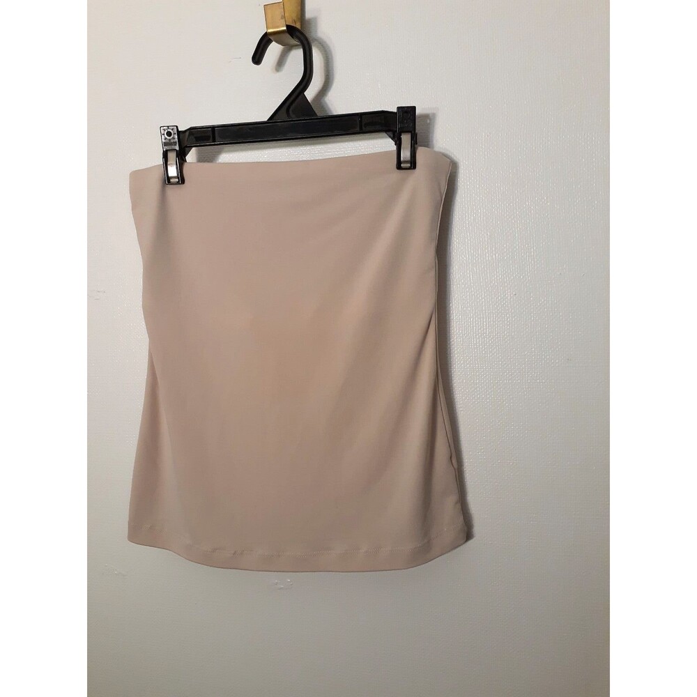 gap beige nude top xs tan strapless tube top